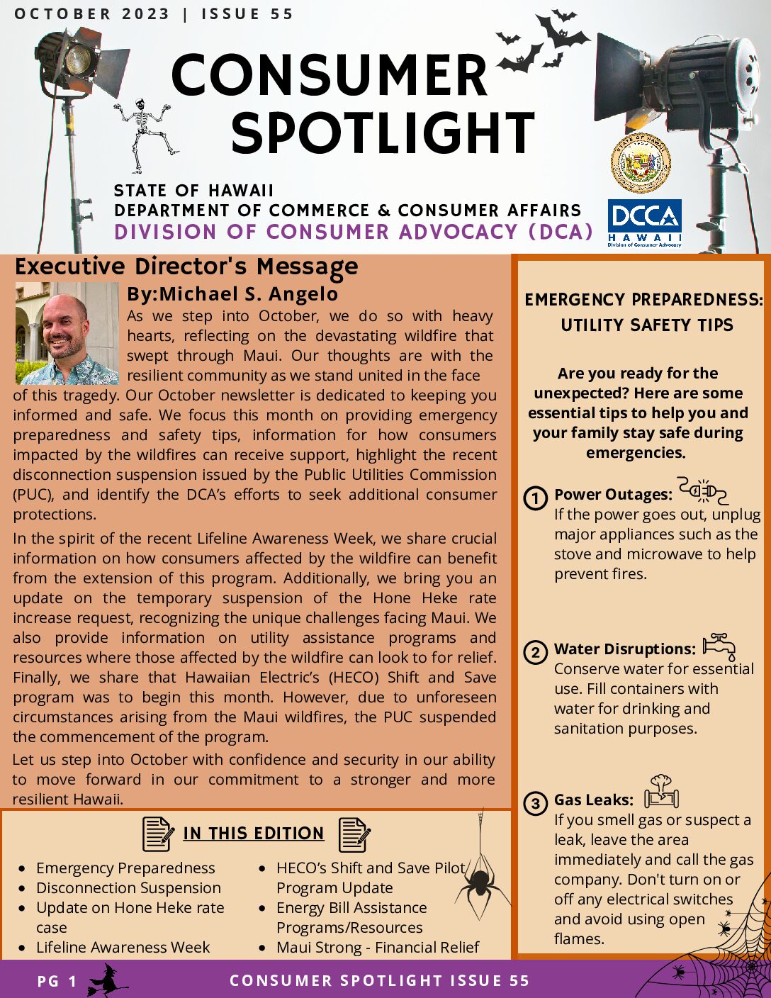 Consumer Advocacy – Public Utilities (DCA) | Issue #55 October ...