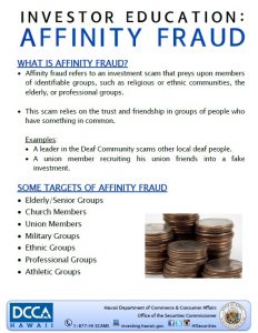 Affinity Fraud
